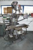 Bridgeport Series 1 2HP milling machine S/N: 368680182W Table size: 1070mm x 230mm c/w Heidenhain