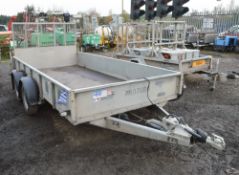 Ifor Williams GD126 12 ft x 6 ft tandem axle plant trailer S/N: 631258 A607959