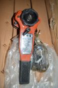 1 tonne x 1.5 metre lever hoist New & unused