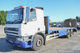 Leyland DAF CF 75.310 26 tonne beaver tail plant lorry Registration Number: DX05 CWP Date of