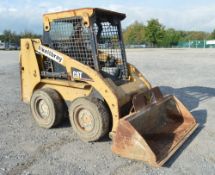 Caterpillar 216B skidsteer loader Year: 2007 S/N: BCRLL06213 Recorded Hours: 2781 c/w loading bucket