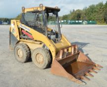 Caterpillar 216B skidsteer loader Year: 2007 S/N: BHRLL06211 Recorded Hours: 2339 c/w loading bucket