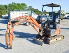 Hitachi ZX17 U-2 1.7 tonne rubber tracked mini excavator Year: 2008 S/N: 10892 Recorded Hours: