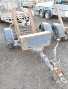 Single axle roller trailer