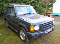 Landrover Discovery TD5 ES Auto 5 door diesel 4WD SUV Registration Number: X541 ONW Date of