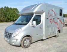 Renault Master LL35 125 DCi 3.5 tonne horse box van Registration Number: T16 EGM Date of