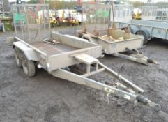 Indespension AD2000 8 ft x 4 ft tandem axle plant trailer A573864