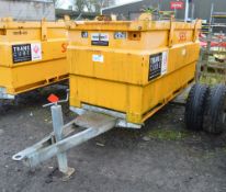 Western Transcube 2000 litre site tow mobile steel bunded fuel bowser Year: 2007 S/N: 59435 c/w