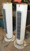 2 - 240 volt fan heaters