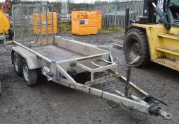 Indespension 8 ft x 4 ft tandem axle plant trailer S/N: 114931 A530294