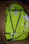 Box of 30 Hi-Viz yellow waistcoats New & unused