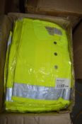 Box of 24 Hi-Viz yellow polo shirts Size XL New & unused