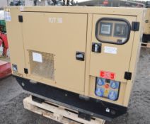 Caterpillar XD20P2 diesel driven 13 kVA generator Ex MOD