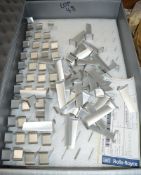 Box of Rolls Royce jet engine turbine blades