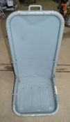 Sea King helicopter seat (unused) Complete with wooden packing crate