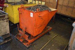 Steel tipping skip