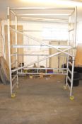 Youngman aluminium scaffold tower as lotted