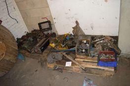 2 pallets of miscellaneous tooling, motors etc as lotted