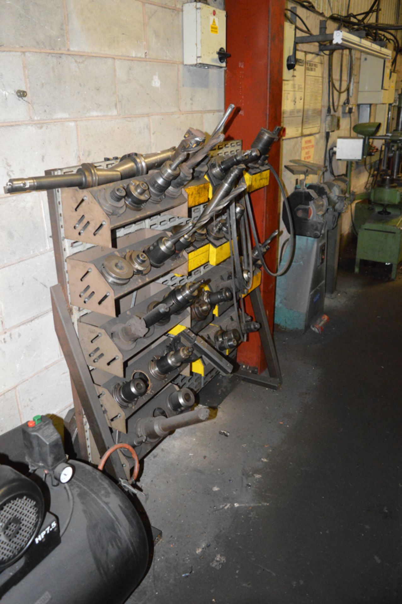 Steel rack & contents of tooling - Image 2 of 2