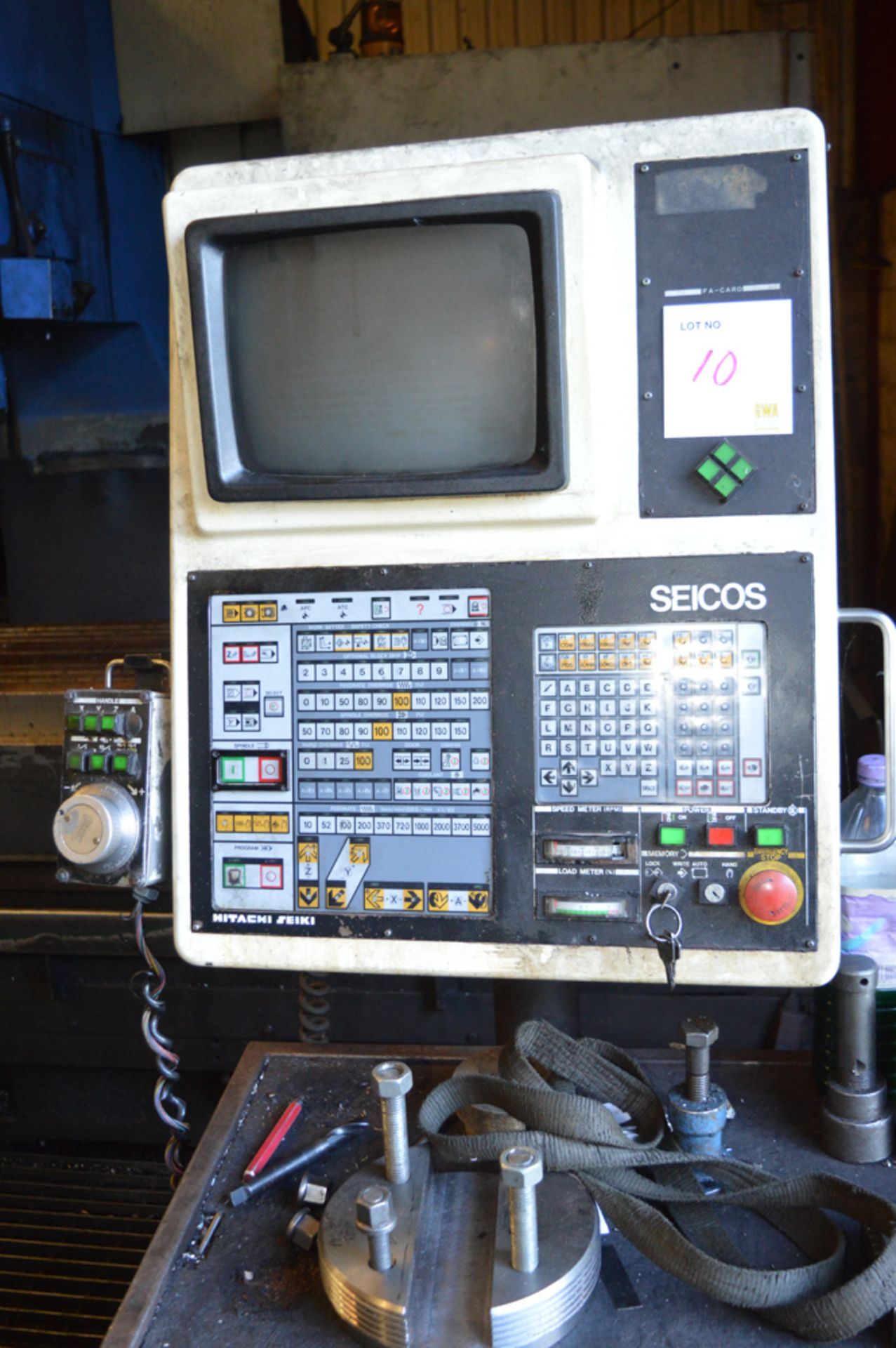 Hitachi Seiki VK65 CNC vertical machining centre Year: 1990 S/N: VK65014 c/w Hitachi Seiki Seicos - Image 2 of 7