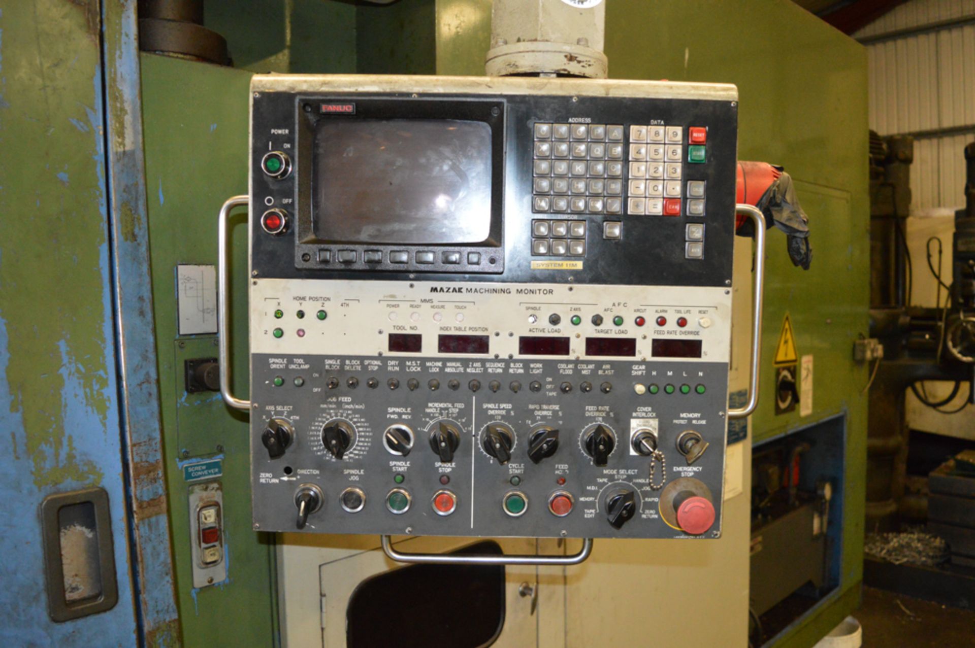 Mazak H-20N power centre 4 - axis CNC horizontal machining centre Year: 1985 S/N:  c/w Mazak - Image 6 of 10