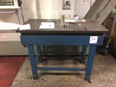 Steel surface table 1220mm x 610mm