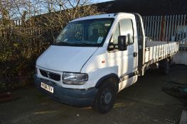 Vauxhall Movano 2.2 Dti 3500 drop side pick up Registration Number: KY56 TEV Date of Registration: