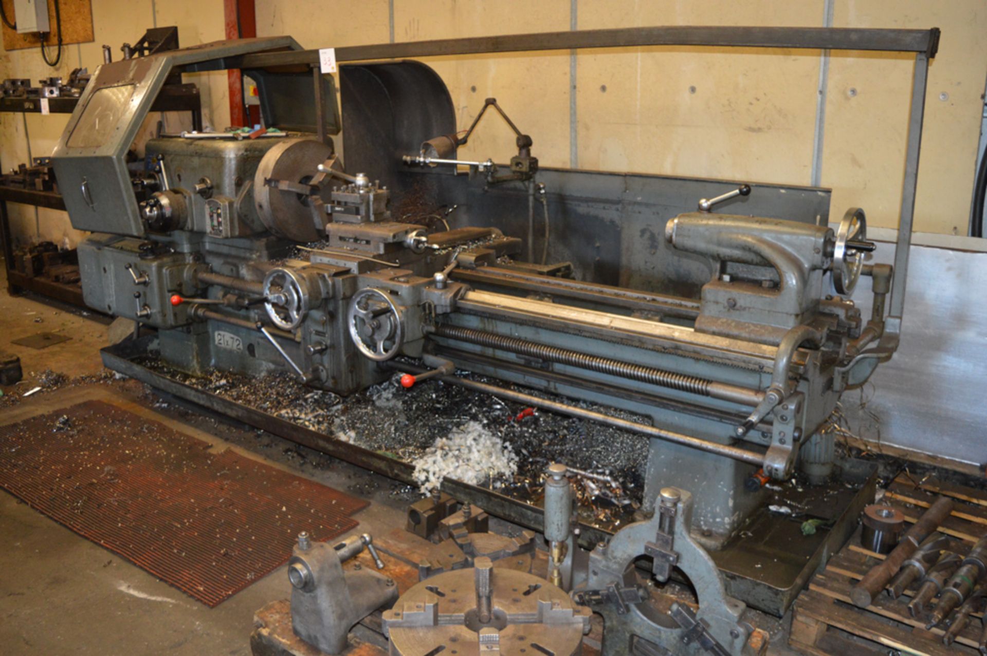 Dean Smith & Grace 21 inch & 72 inch gap bed centre lathe S/N: 12 inch swing 6 ft bed c/w 2