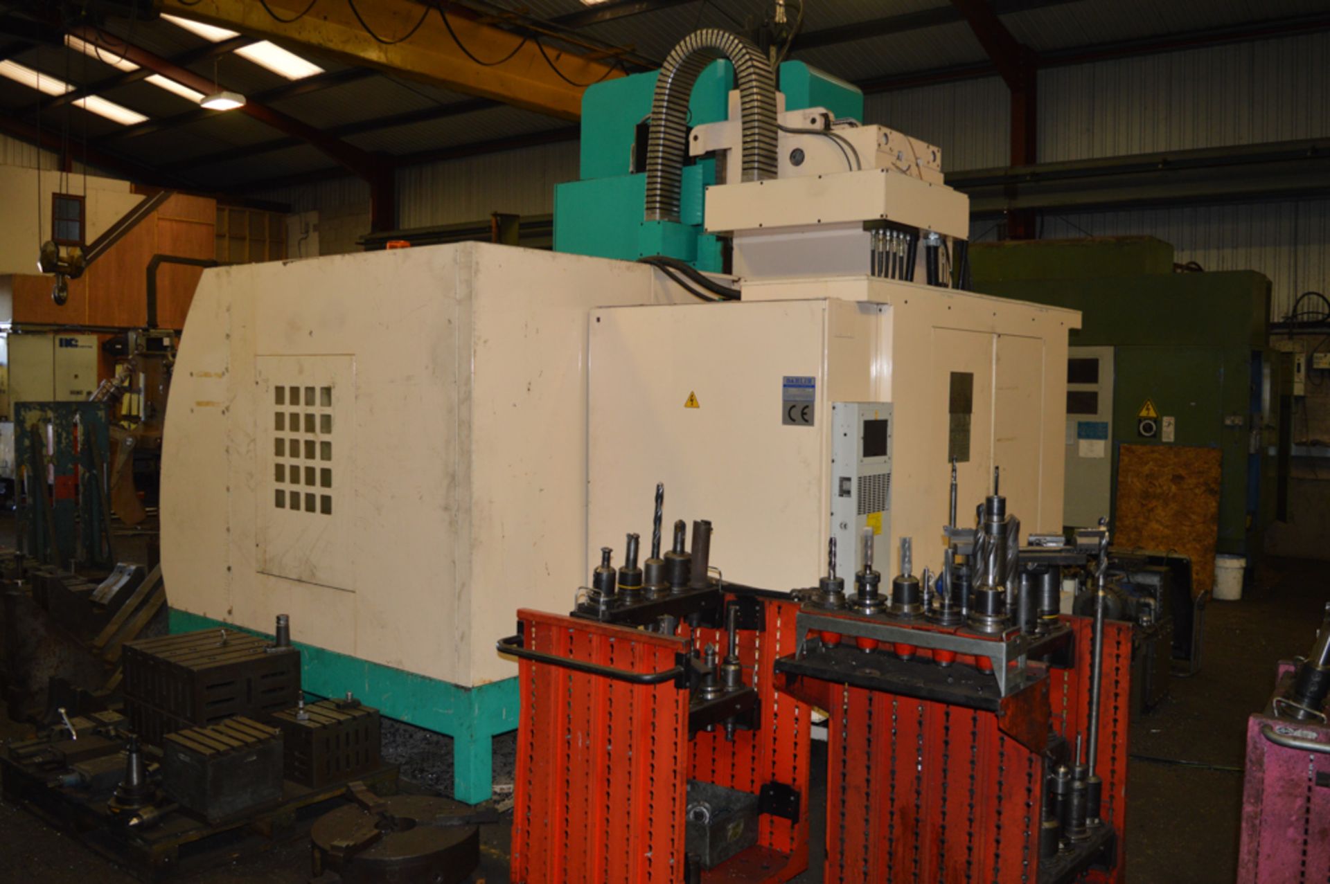 Dah Lih MCV 1450 CNC vertical machine centre Year: 2001 S/N: 14500067 c/w Heidenhain controls, - Image 3 of 9