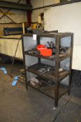 Steel rack & contents of tooling