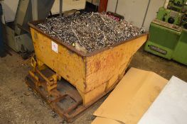 Steel tipping skip