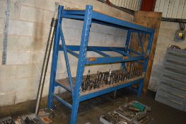 Steel rack & contents of tooling