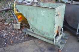 Steel tipping skip