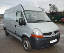 Renault Master DCI 120 panel van Registration Number: PJ09 VTZ Date of Registration: 23/07/2009