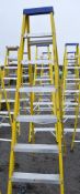 Clow 7 tread fibreglass/aluminium electricians step ladder BESS8270H