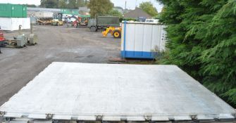 Aluminium road plate/aircraft loading pad Dimensions: 2.6 metre x 2.1 metre