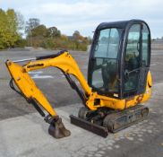 JCB 801.6 CTS 1.5 tonne rubber tracked mini excavator Year: 2012 Serial Number: Recorded Hours: 1801