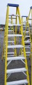 Clow 7 tread fibreglass/aluminium electricians step ladder A751376