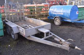 Indespension 8 ft x 4 ft tandem axle plant trailer A555044