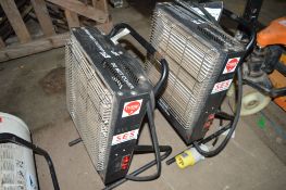 2 - Rhino 110v ceramic heaters E0006379/E0006378