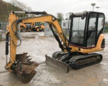Caterpillar 302.5 2.5 tonne rubber tracked mini excavator  Year: 2003 Serial Number: 04625