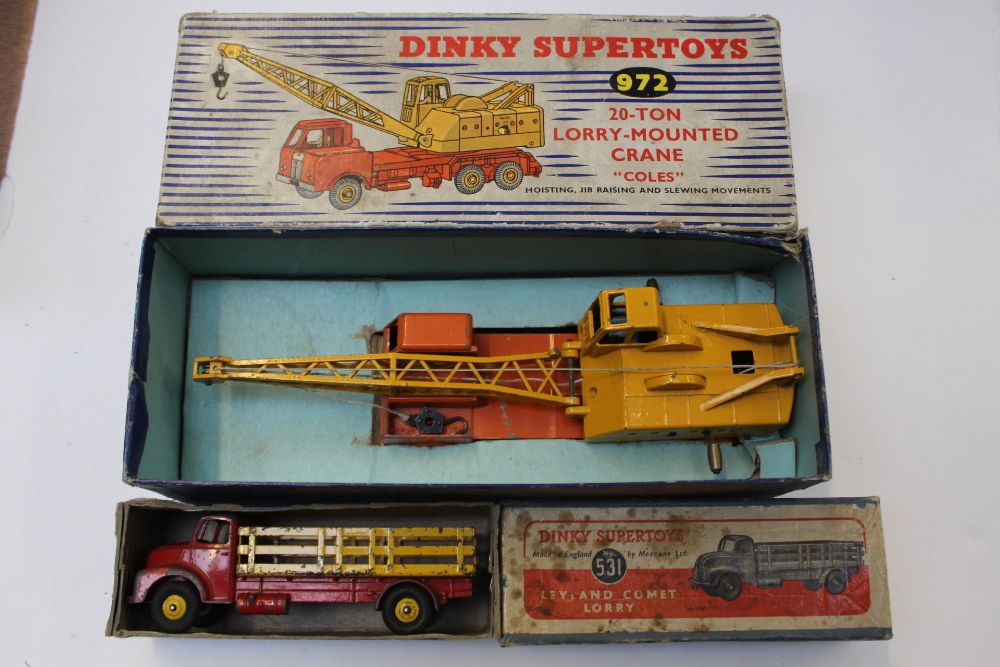 Dinky 972 Coles Crane and S31 Leyland,