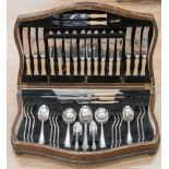 A canteen of cutlery, 6 place settings,