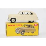 Dinky: A Dinky Toys No.153 Standard Vanguard Saloon within original box.