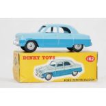 Dinky: A Dinky Toys No.162 Ford Zephyr Saloon within original box.