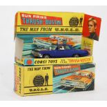 Corgi: Corgi No497 The Man From U.N.C.L.E Gun Firing Thrush-Buster within original box with stand.