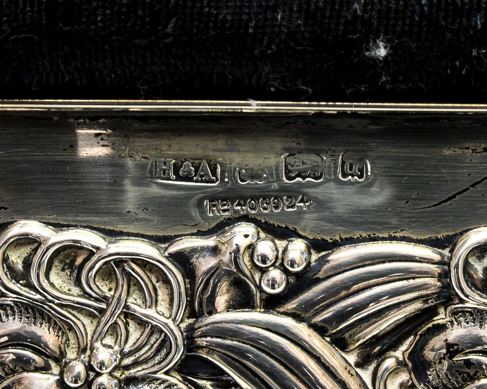 An Edwardian silver jewellery casket in the Art Nouveau style, - Image 3 of 3