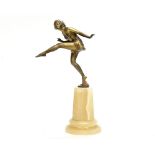 Attributed to Demetre Chiparus, a cold painted bronze figure of a dancer, circa 1925,