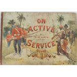 A collection of Victorian chromolithographic prints 'On Active Service', by W.W.