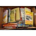 A box of assorted Penguin books etc